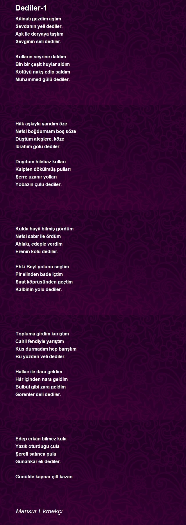 Mansur Ekmekçi