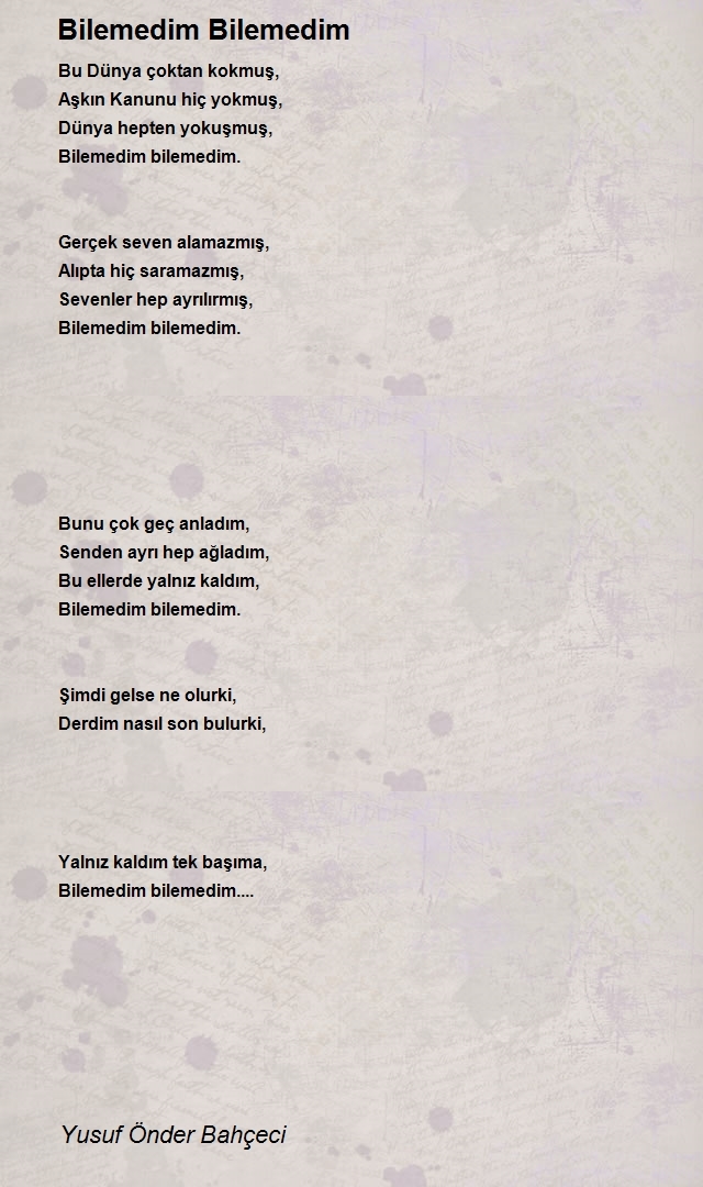 Yusuf Önder Bahçeci