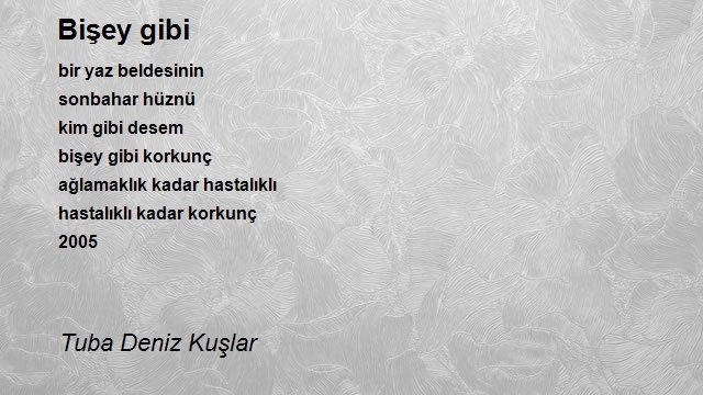 Tuba Deniz Kuşlar