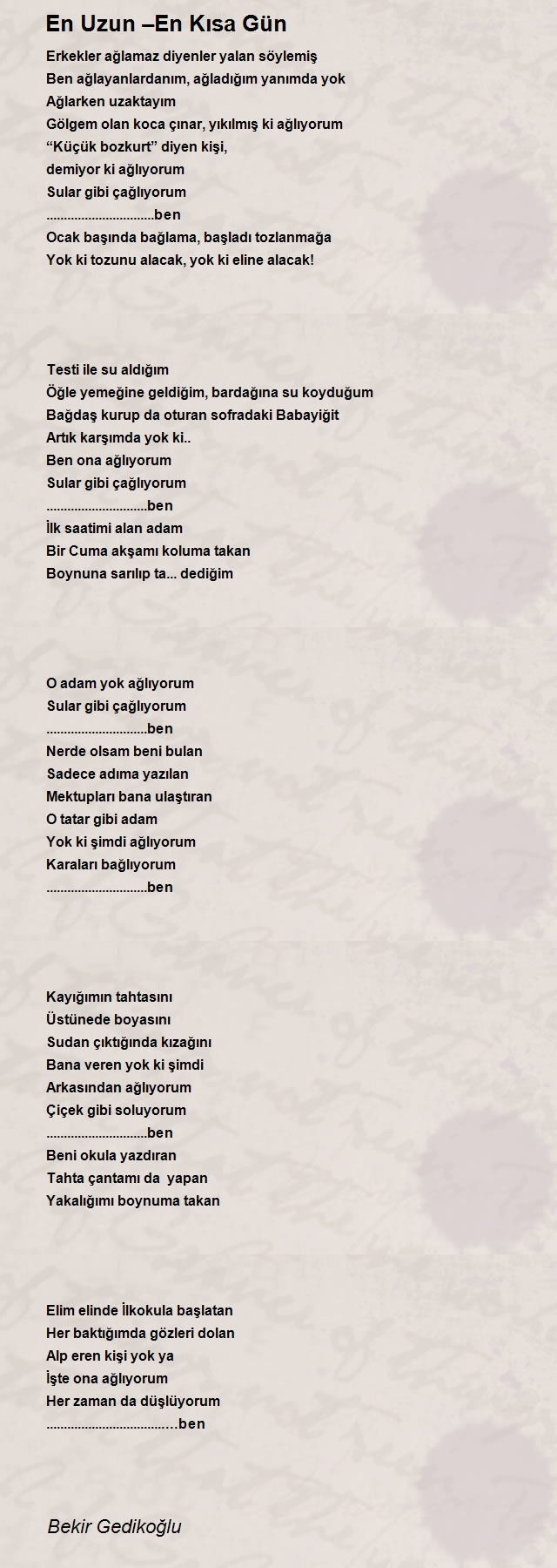 Bekir Gedikoğlu