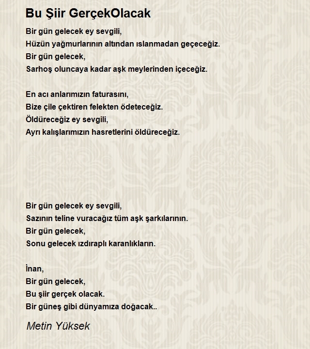 Metin Yüksek