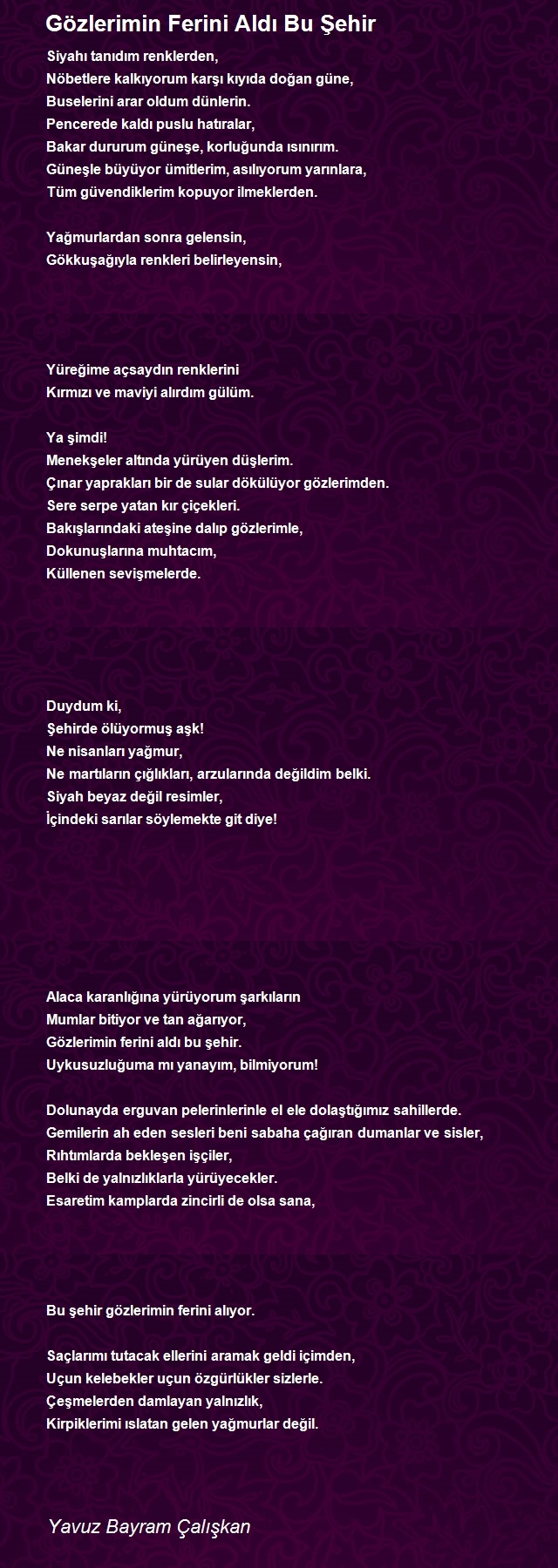 Yavuz Bayram Çalışkan