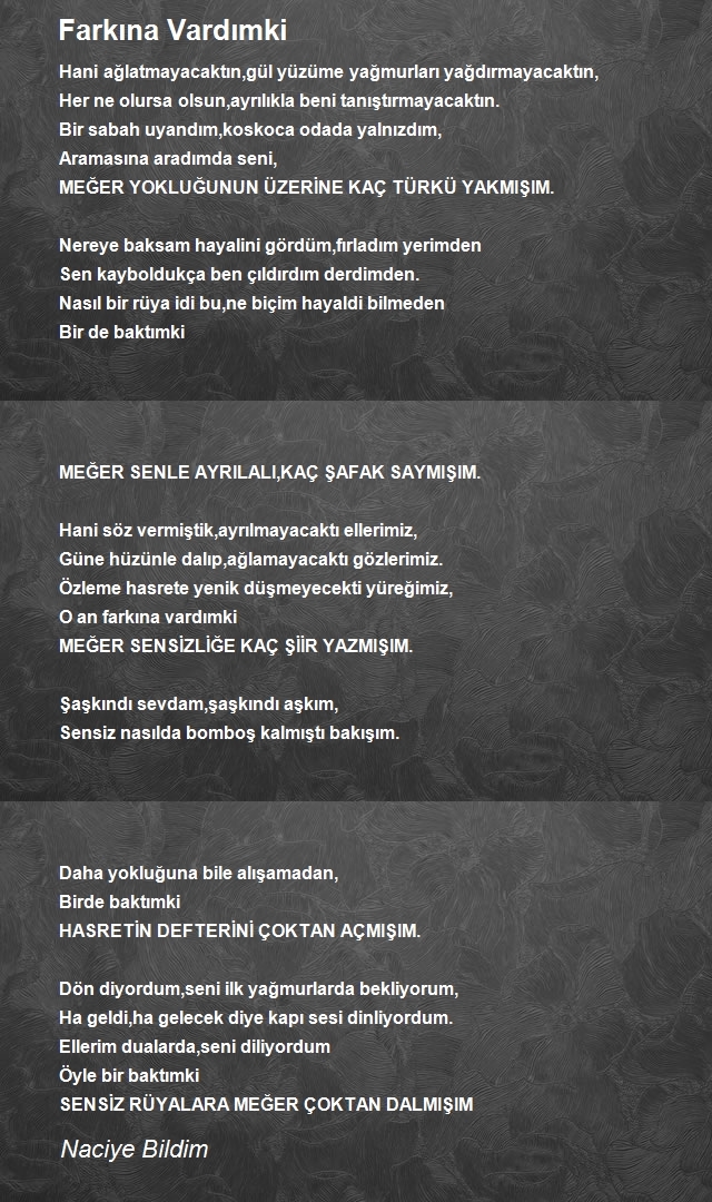 Naciye Bildim