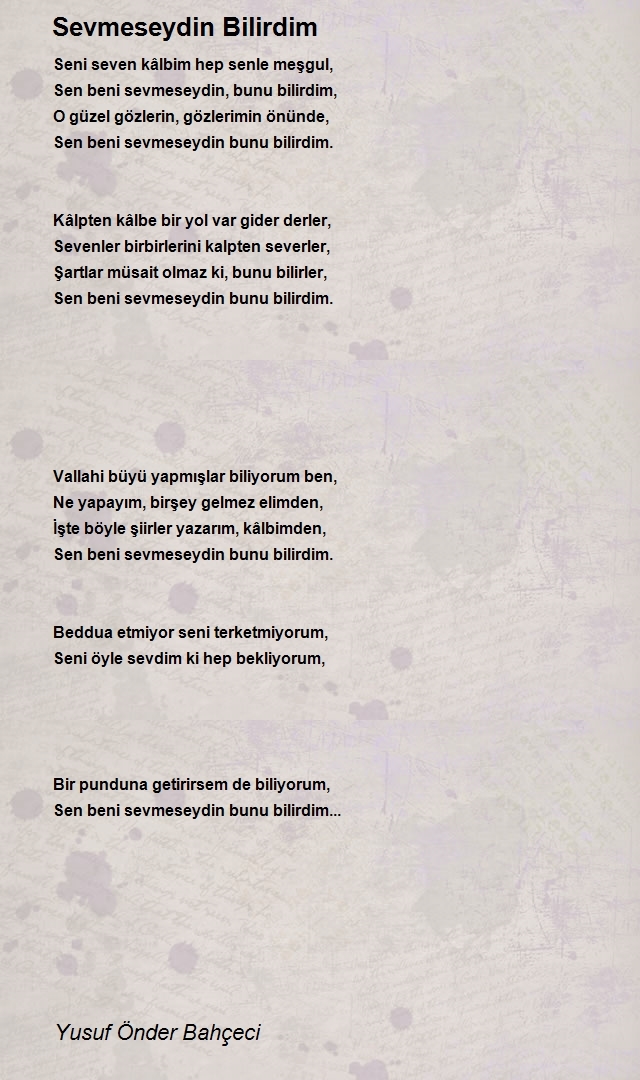 Yusuf Önder Bahçeci
