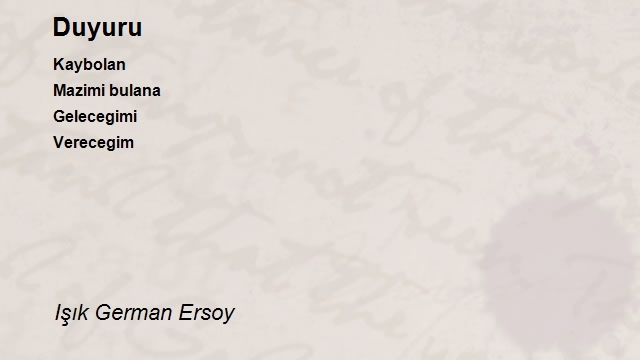 Işık German Ersoy