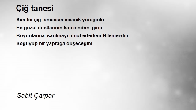 Sabit Çarpar