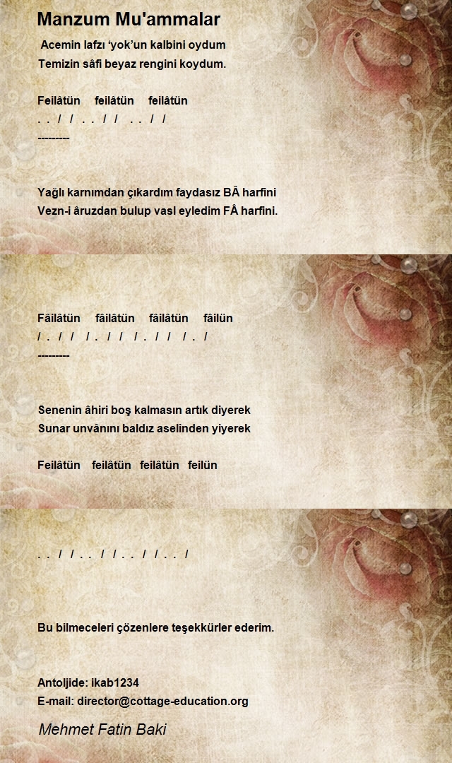Mehmet Fatin Baki