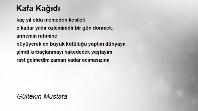 Gültekin Mustafa