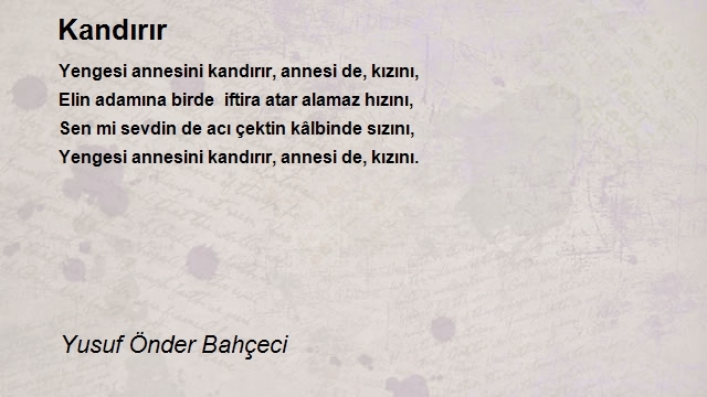 Yusuf Önder Bahçeci