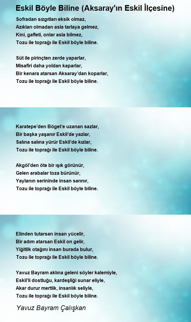 Yavuz Bayram Çalışkan