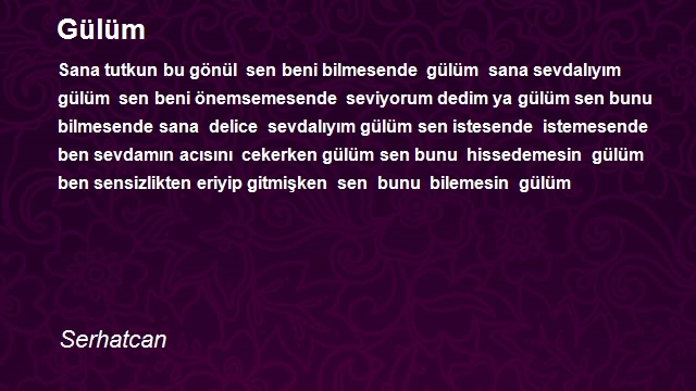 Şair Serhatcan