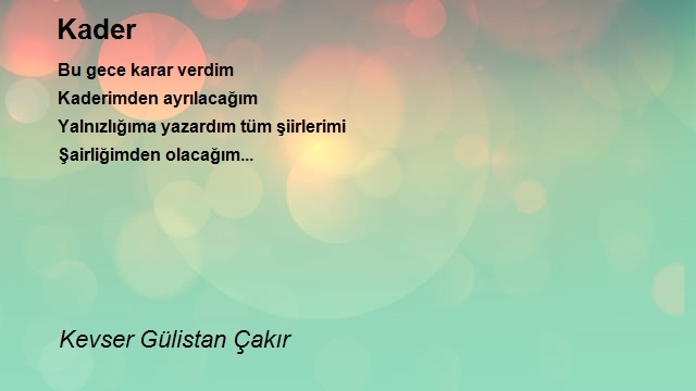 Kevser Gülistan Çakır