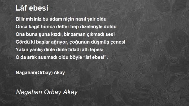 Nagahan Orbay Akay