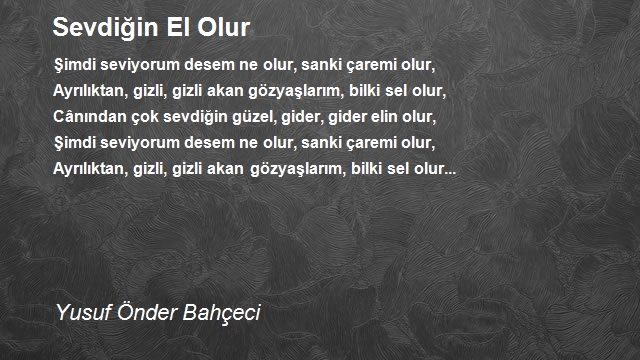 Yusuf Önder Bahçeci