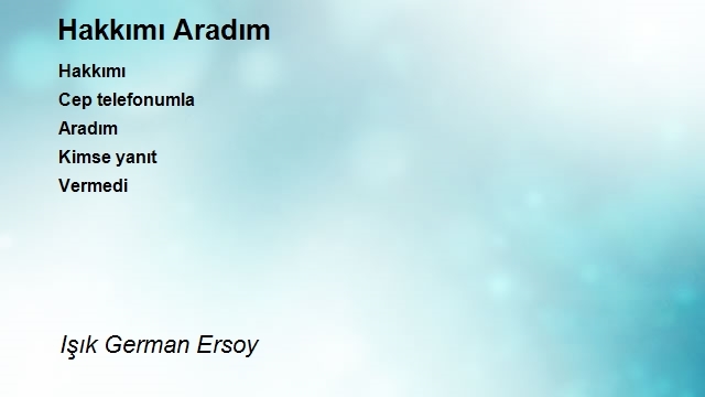 Işık German Ersoy