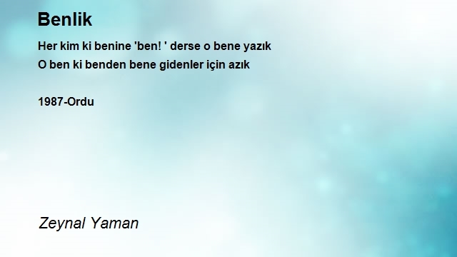 Zeynal Yaman