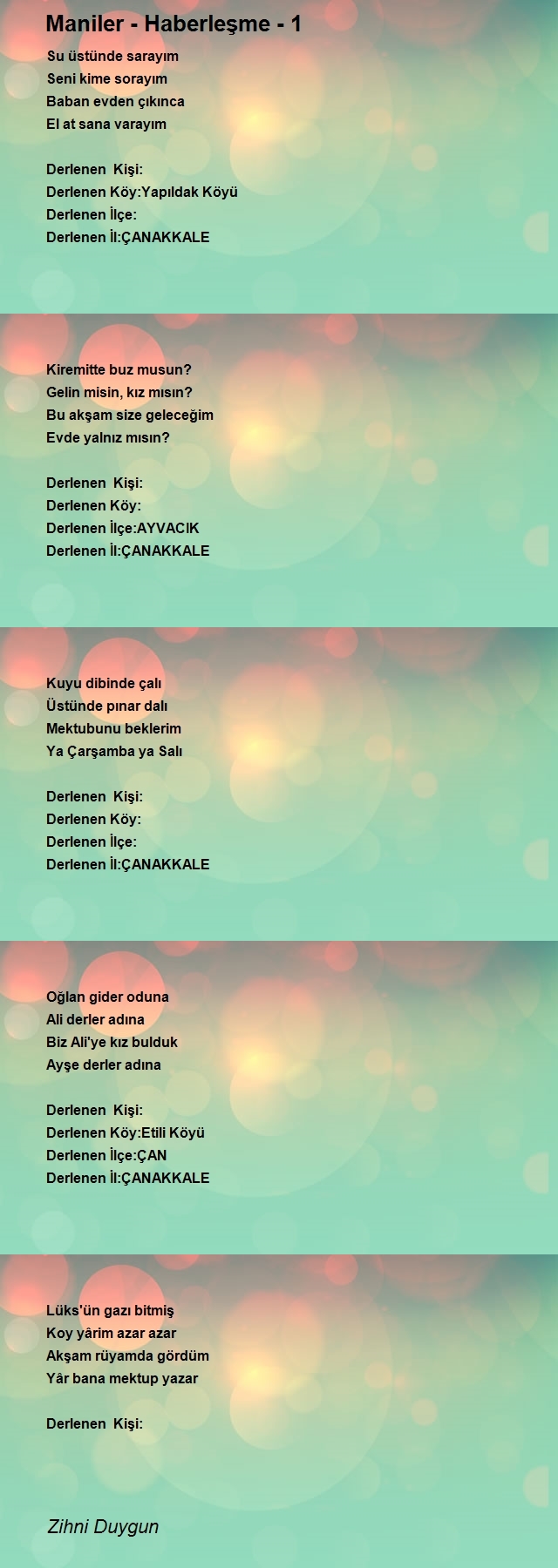Zihni Duygun