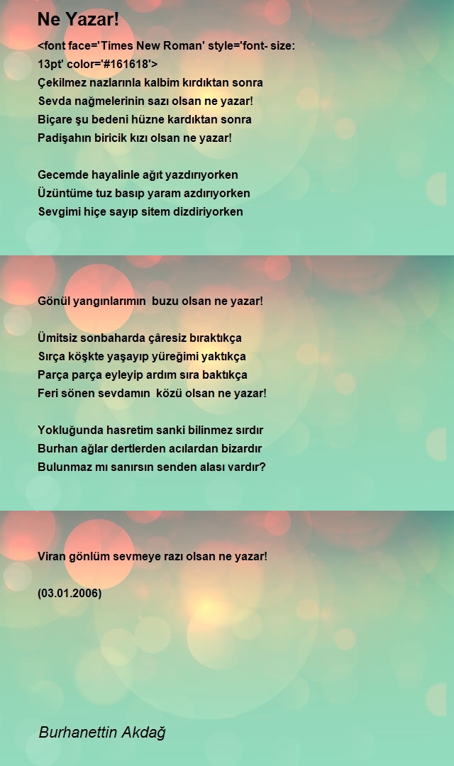 Burhanettin Akdağ