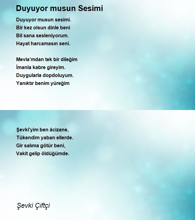 Şevki Çiftçi