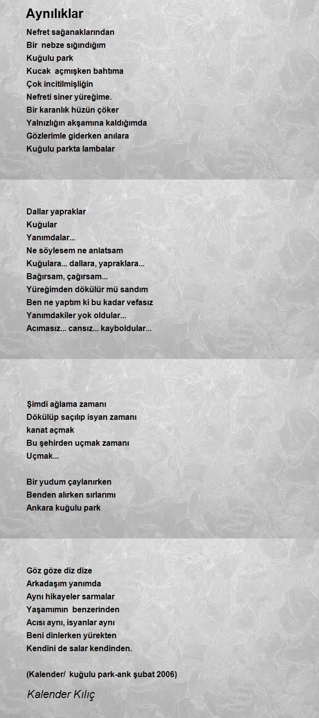 Kalender Kılıç