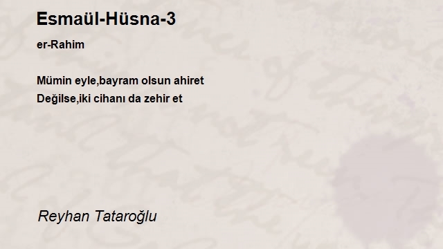 Reyhan Tataroğlu
