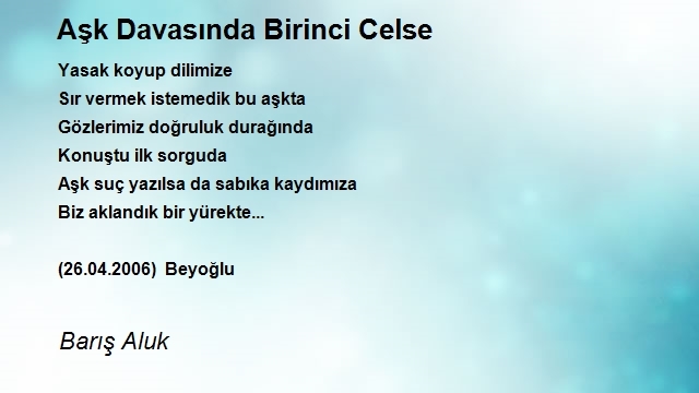 Barış Aluk