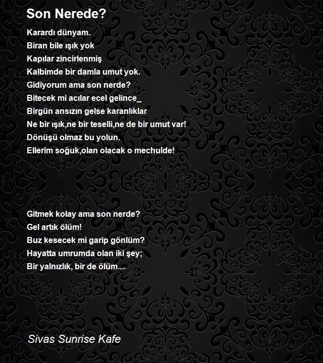 Sivas Sunrise Kafe