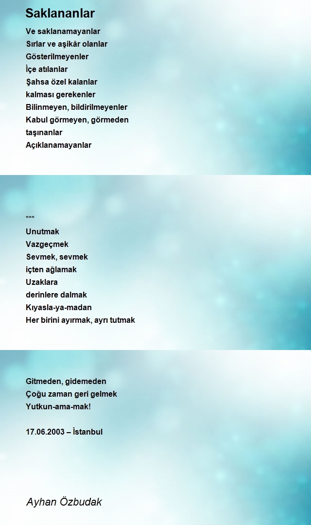 Ayhan Özbudak