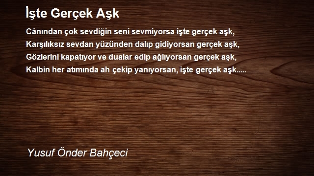 Yusuf Önder Bahçeci