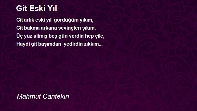 Mahmut Cantekin