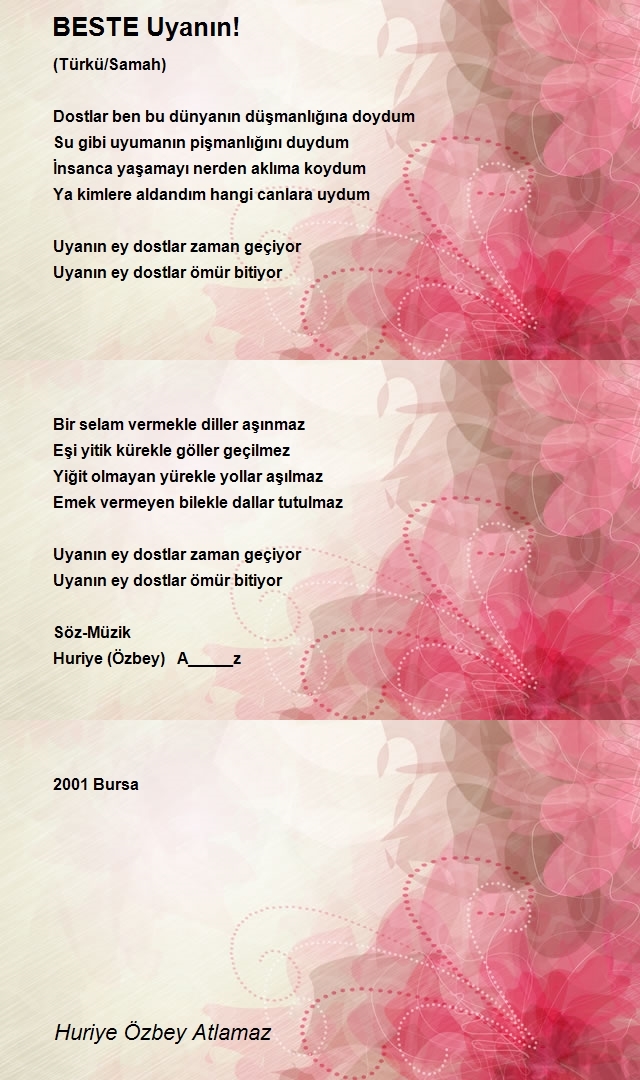 Huriye Özbey Atlamaz