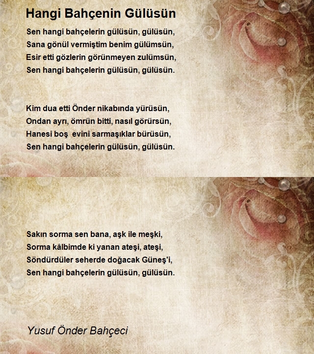 Yusuf Önder Bahçeci