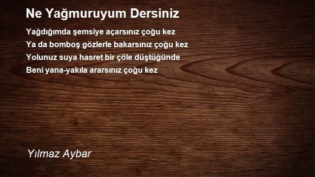Yılmaz Aybar