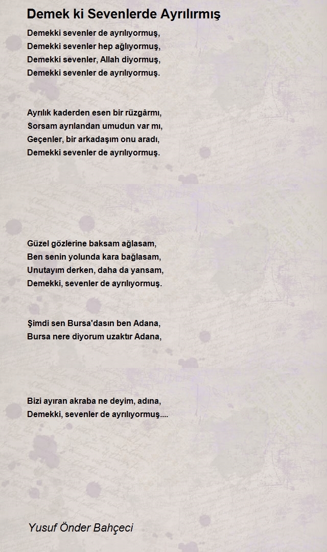 Yusuf Önder Bahçeci