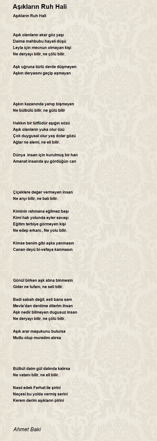 Ahmet Baki