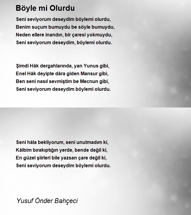 Yusuf Önder Bahçeci