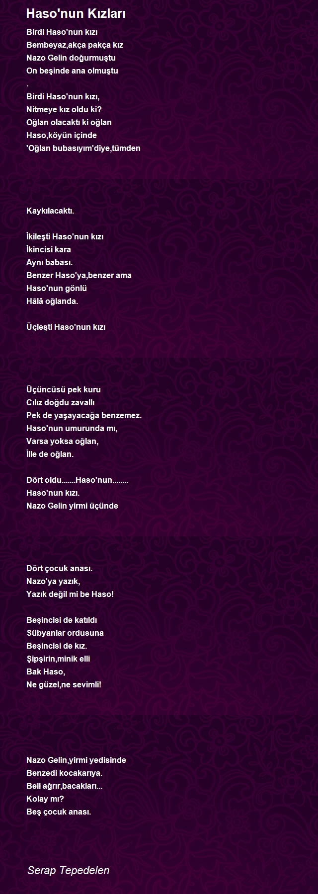 Serap Tepedelen