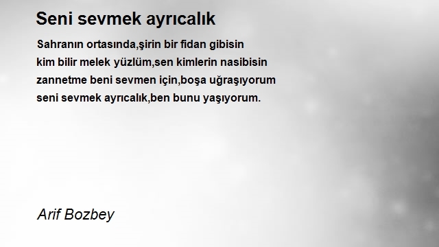 Arif Bozbey