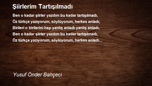 Yusuf Önder Bahçeci