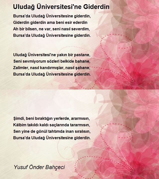 Yusuf Önder Bahçeci