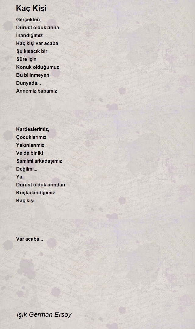 Işık German Ersoy