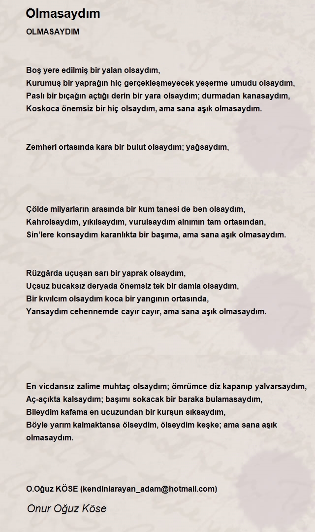 Onur Oğuz Köse