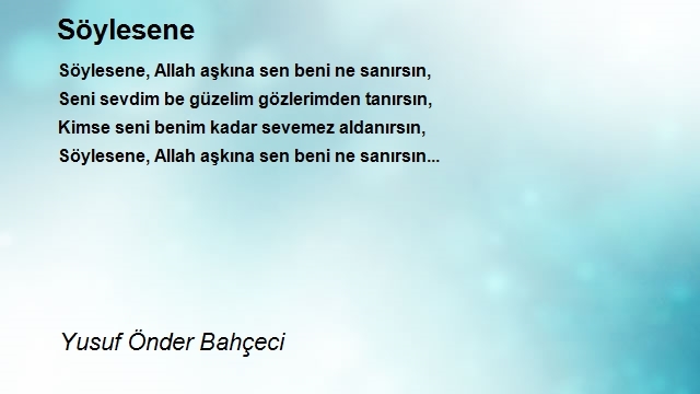 Yusuf Önder Bahçeci