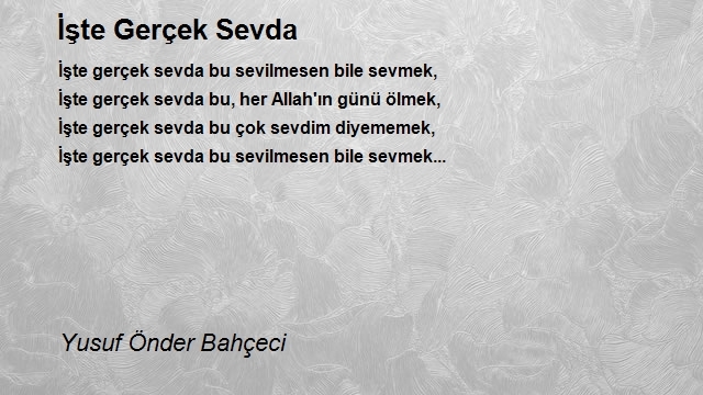 Yusuf Önder Bahçeci