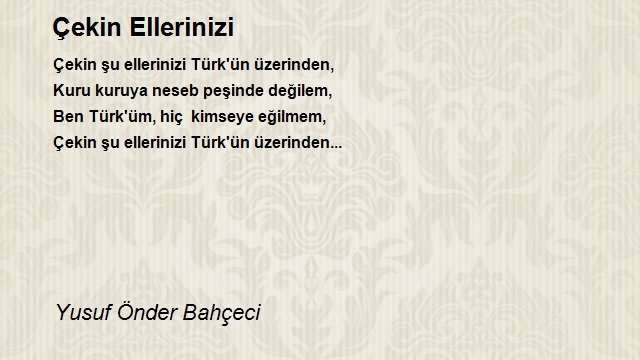 Yusuf Önder Bahçeci