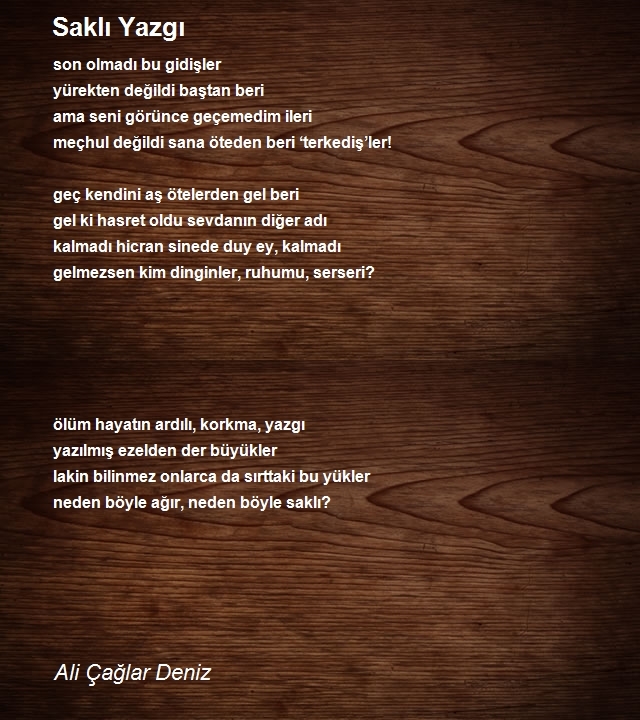 Ali Çağlar Deniz