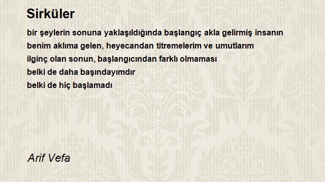 Arif Vefa