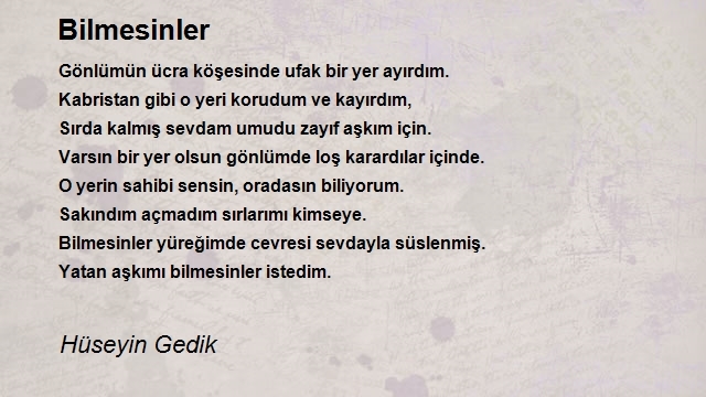 Hüseyin Gedik