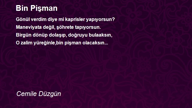 Cemile Düzgün