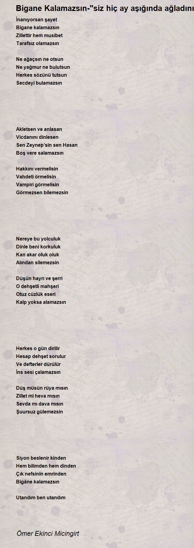Ömer Ekinci Micingirt